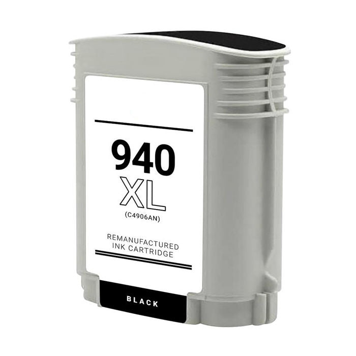 Remanufactured HP C4906AN (HP 940XL) Black Inkjet Cartridge