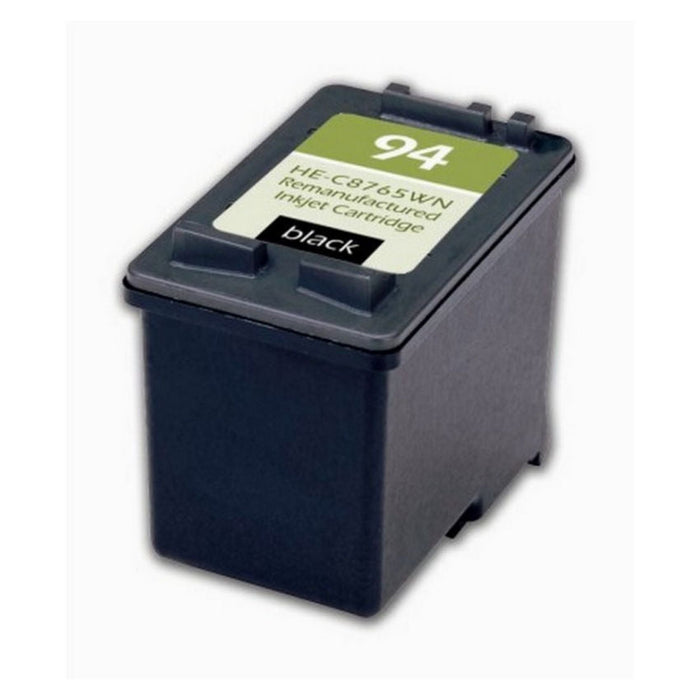 Remanufactured HP C8765WN (HP 94) Black Inkjet Cartridge