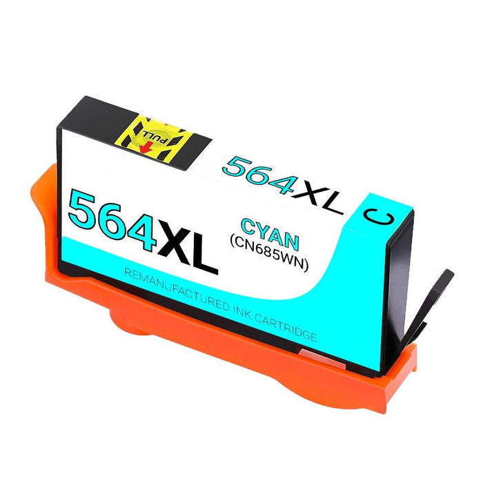 Remanufactured HP CN685WN (HP 564XL) High Capacity Cyan Inkjet Cartridge