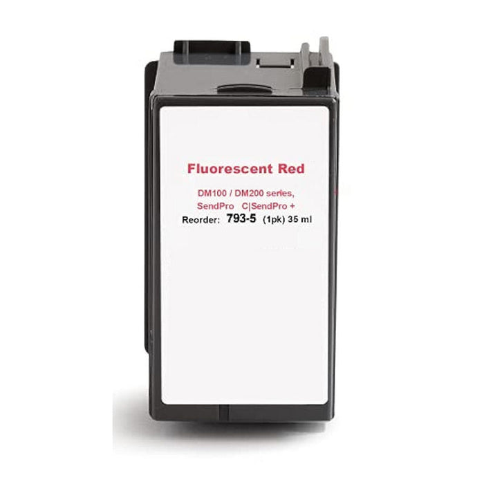 Compatible Pitney Bowes 793-5 Red Inkjet Cartridge