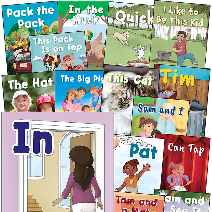 Teacher Created Materials SEP145496 Decodable Books: Read & Succeed, Grade PreK-K, Set 1