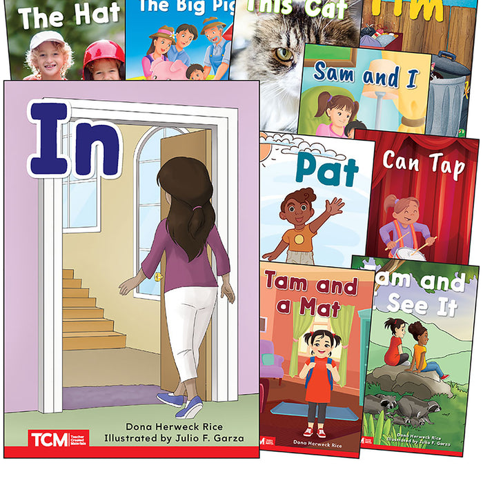 Teacher Created Materials SEP145496 Decodable Books: Read & Succeed, Grade PreK-K, Set 1