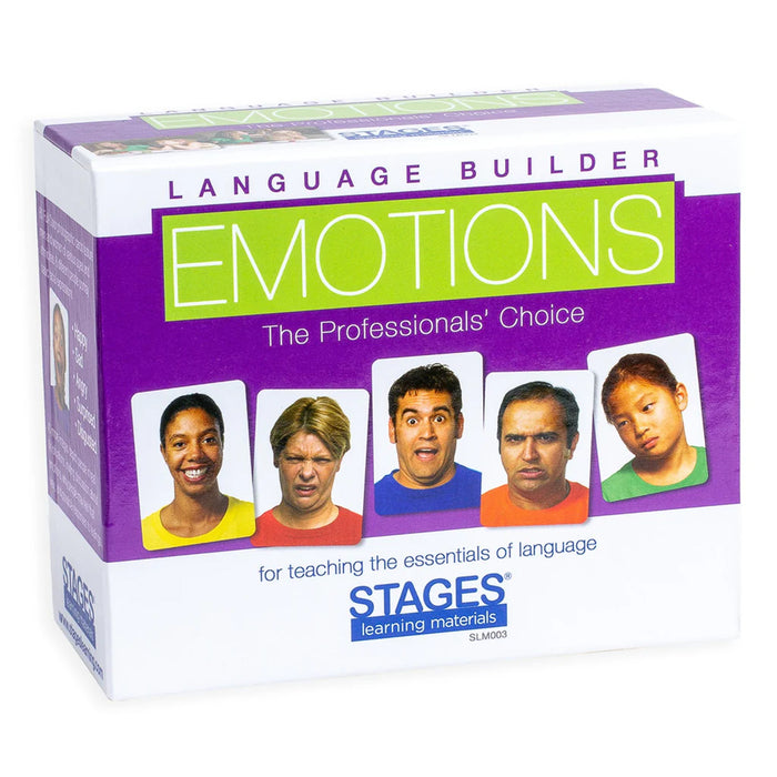Stages Learning Materials SLM003 Language Builder Emotion Card Set, Pack of 80