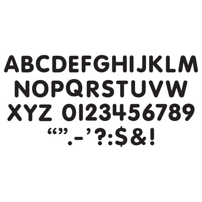 TREND T-1785 Black 1" STICK-EZE Stick-On Letters