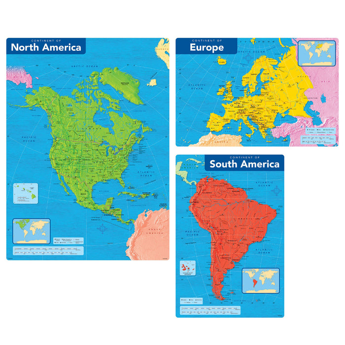 TREND T-19018 Continents of the World Learning Set