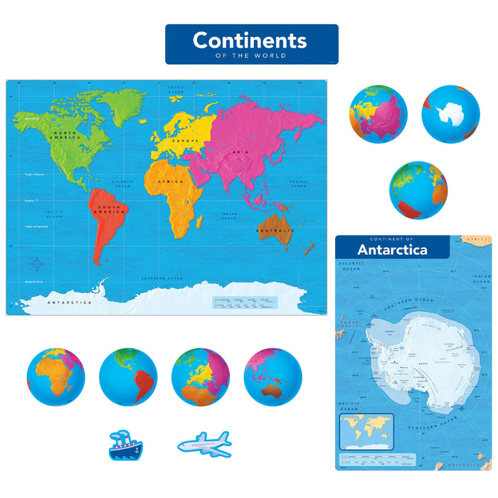 TREND T-19018 Continents of the World Learning Set