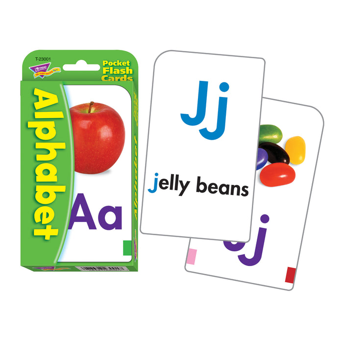 TREND T-23001 Alphabet Pocket Flash Cards