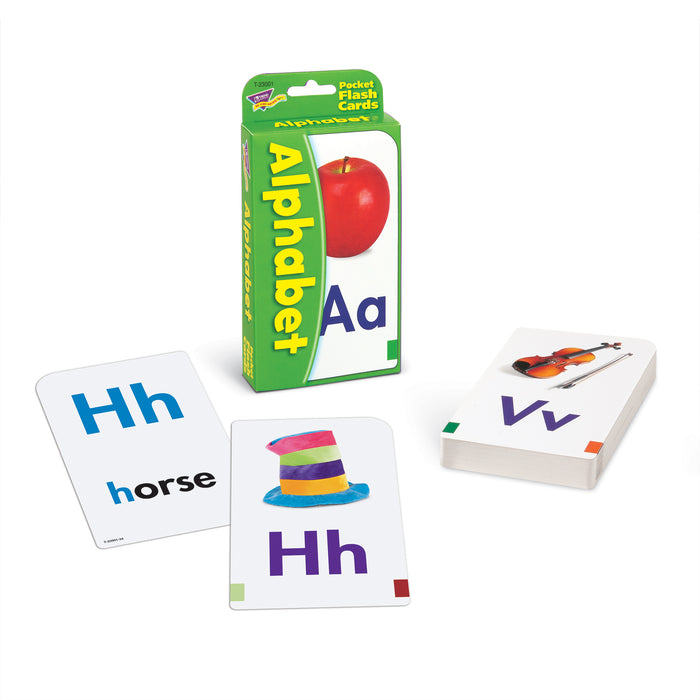 TREND T-23001 Alphabet Pocket Flash Cards