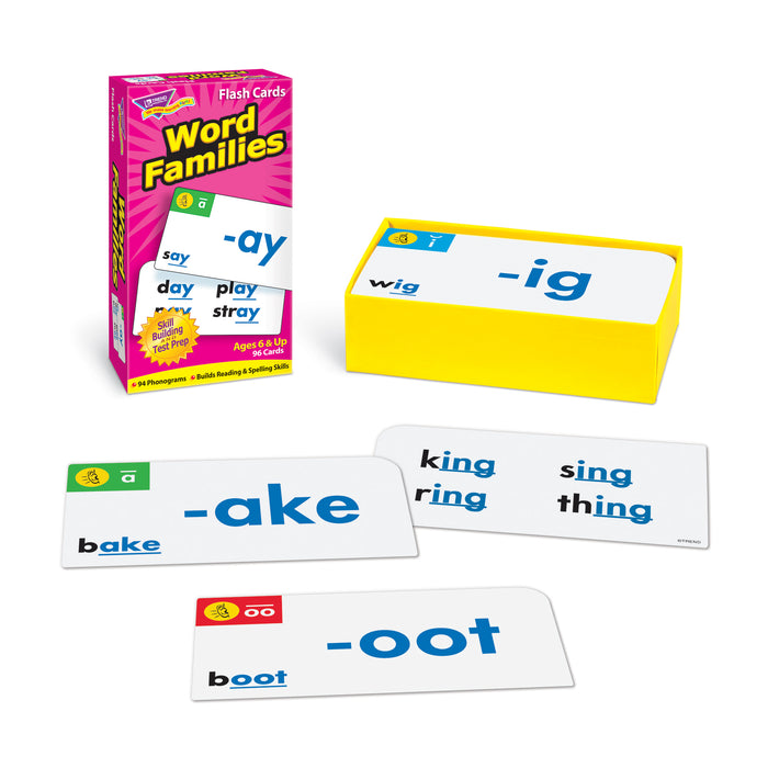 TREND T-53014 Word Families Skill Drill Flash Cards