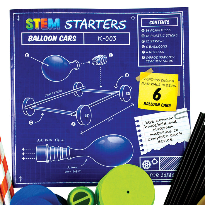 Teacher Created Resources TCR20880 STEM Starters, Balloon Cars