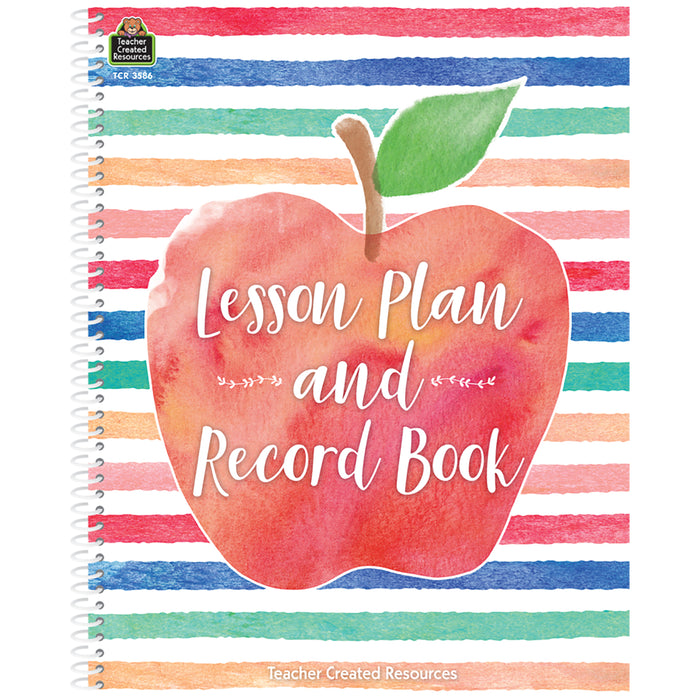 Teacher Created Resources TCR3586 Watercolor Lesson Plan and Record Book