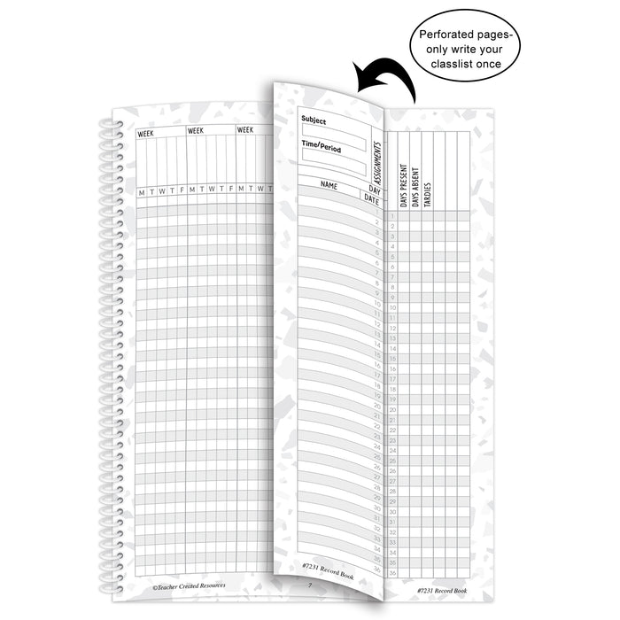 Teacher Created Resources TCR7231 Terrazzo Tones Record Book