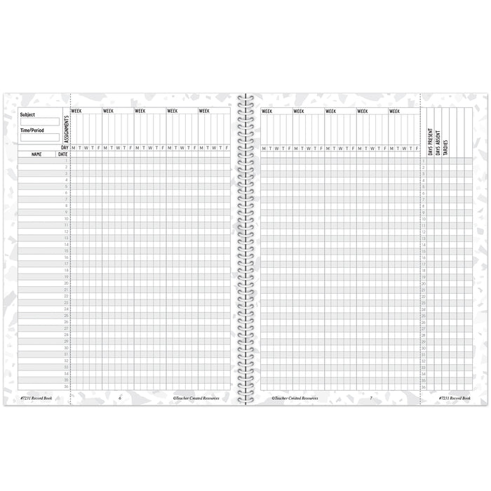 Teacher Created Resources TCR7231 Terrazzo Tones Record Book