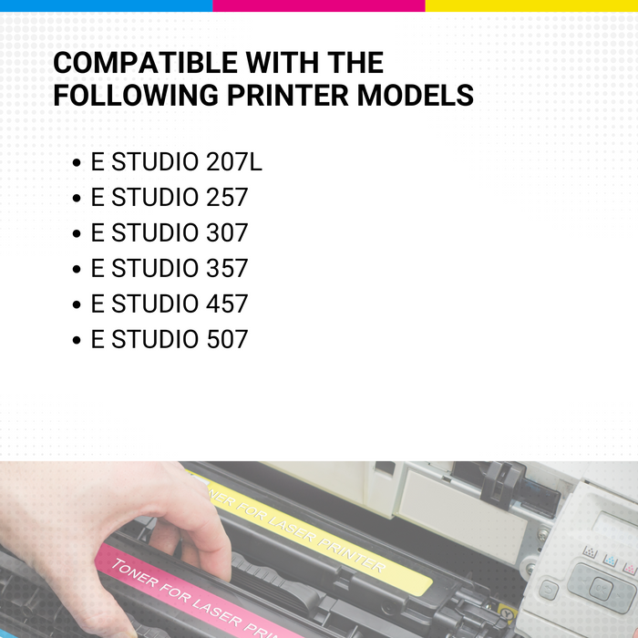 TosHigh Yieldba E-studio 507 Black Toner