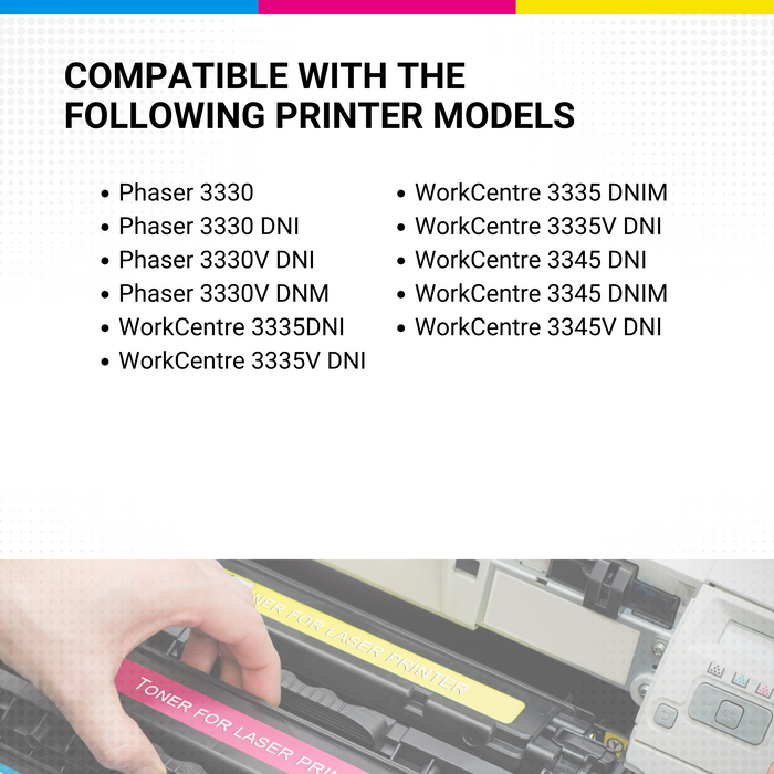 Xerox Phaser 3330Extra High Yield Black Toner