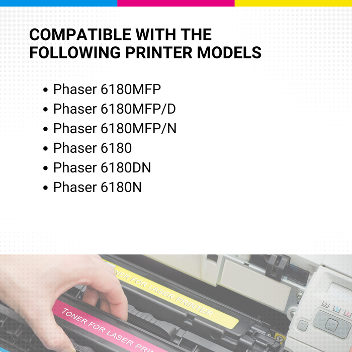 Xerox Phaser 6180 High Yield Black Toner