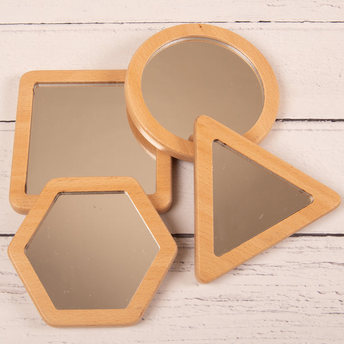 Learn Well YUSE0321 Little Looking Shape Mirrors - Set of 4