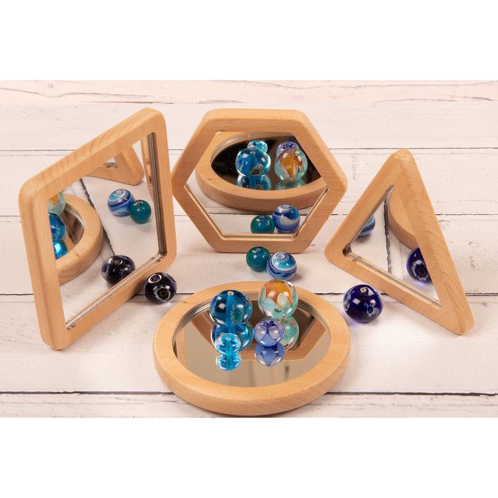 Learn Well YUSE0321 Little Looking Shape Mirrors - Set of 4