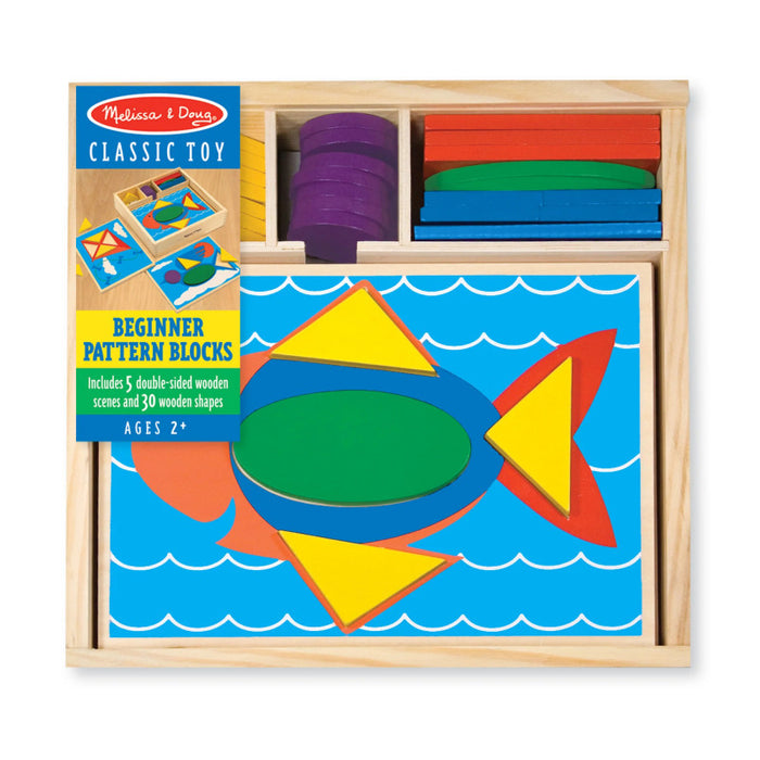 Melissa & Doug LCI528 Beginner Pattern Blocks