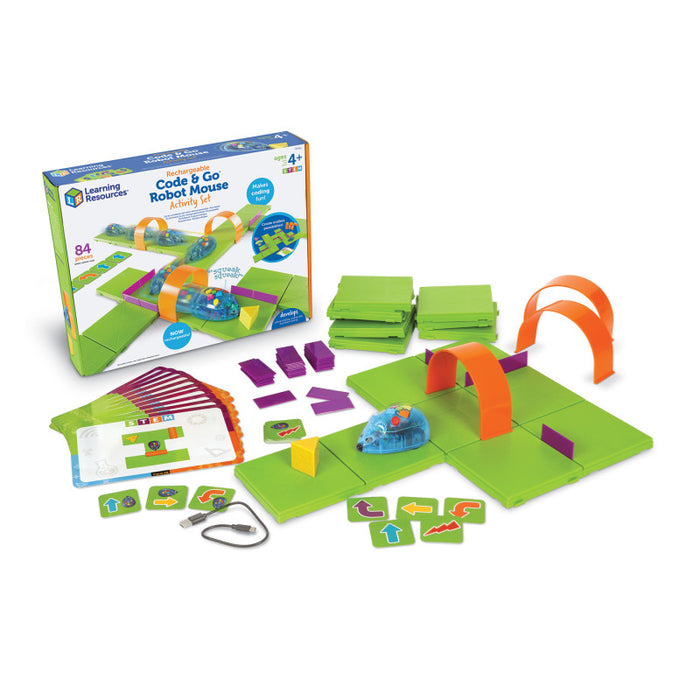 Learning Resources LER2872 Code N Go Mouse Activity Set - Rechargeable
