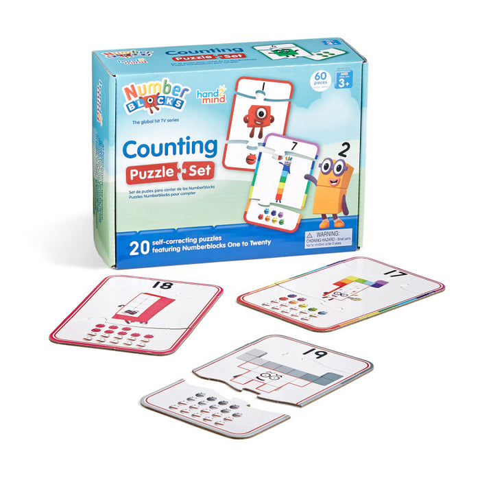 Hand2Mind HTM95401 Numberblocks Counting Puzzle Set