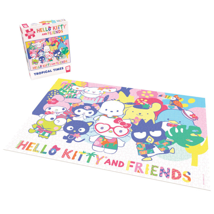 USAopoly USAPZ075834 Hello Kitty and Friends Tropical Times 1000-Piece Puzzle