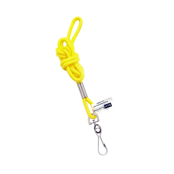 SICURIX BAUM68907 Standard Lanyard Hook Rope Style, Yellow