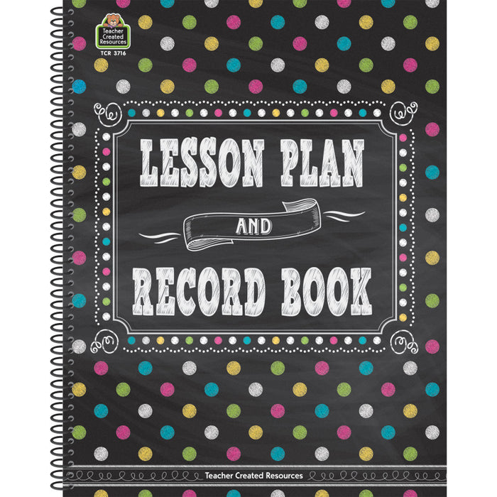 Teacher Created Resources TCR3716 Chalkboard Brights Lesson Plan and Record Book