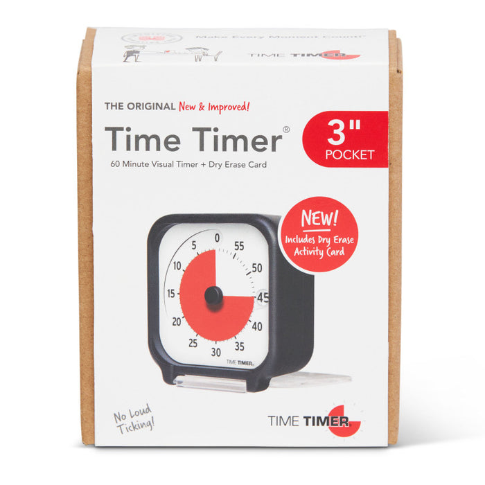Time Timer TTMTT03BW Original Timer 3 Inch (Pocket)