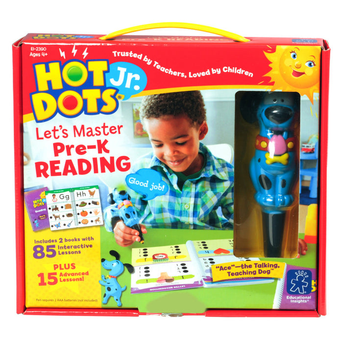 Educational Insights EI-2390 Hot Dots Jr. Let's Master Pre-K Reading