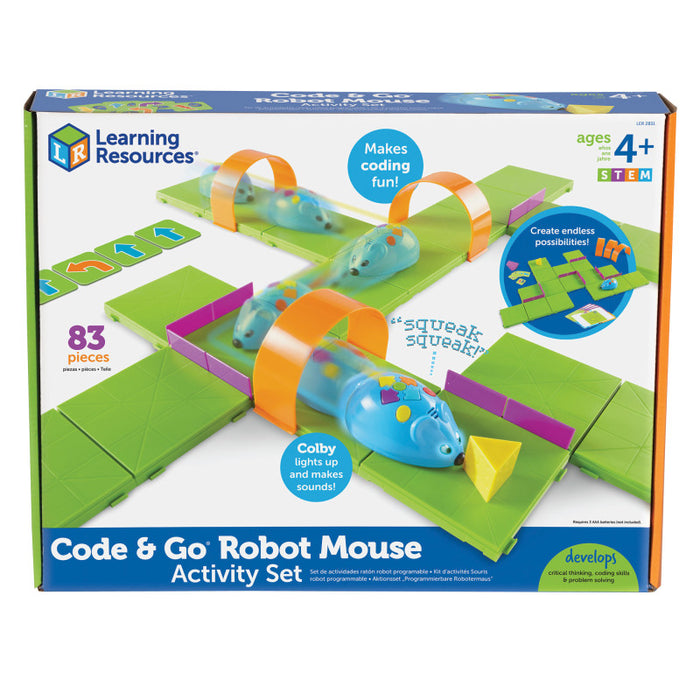 Learning Resources LER2831 Code & Go Robot Mouse Activity Set