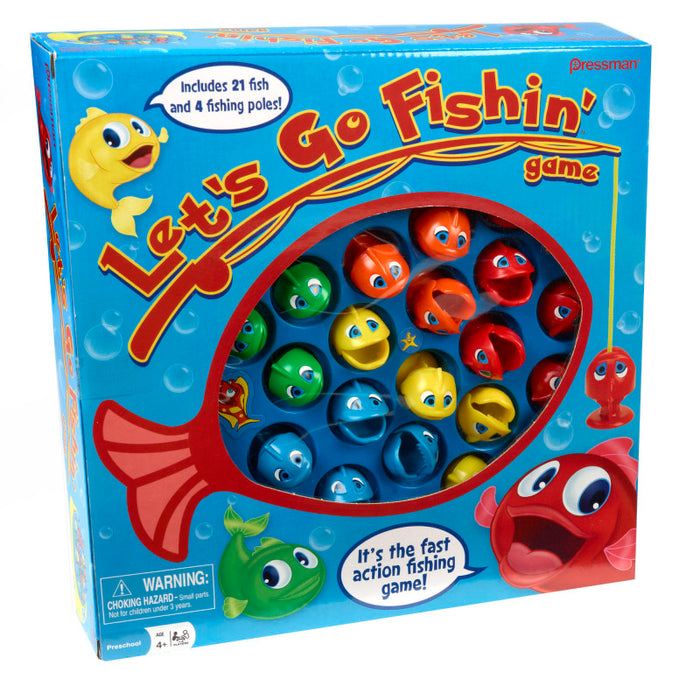 Pressman PRE005506 Let's Go Fishin' Game