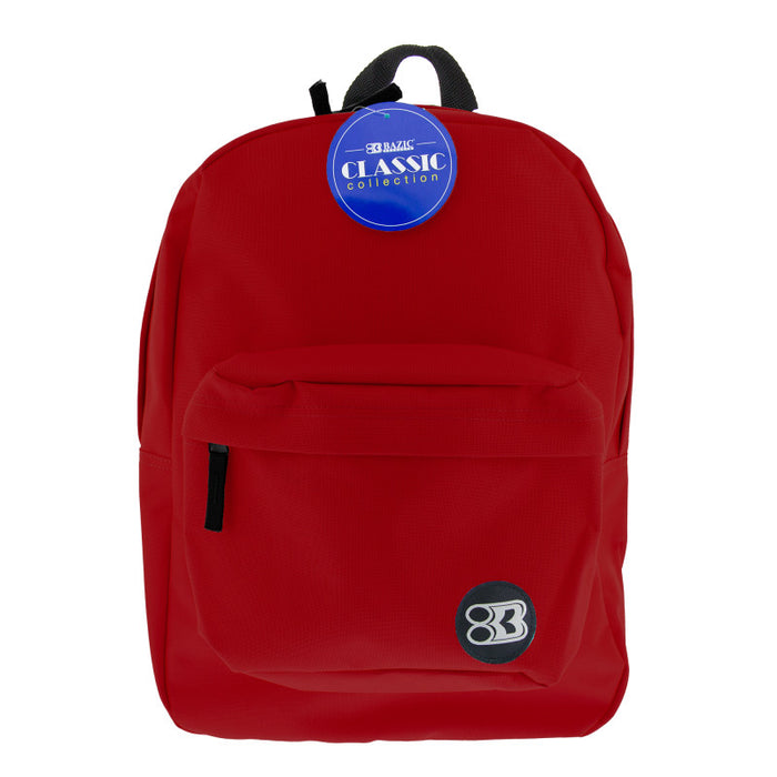 BAZIC Products BAZ1059 Classic Backpack 17" Burgundy