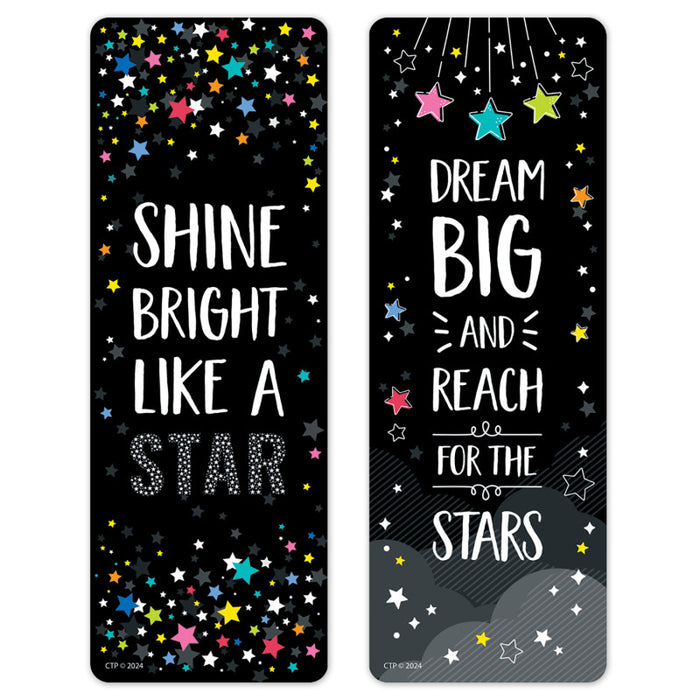 Creative Teaching Press CTP10944 Star Bright Positive Mindset Bookmark, Pack of 30