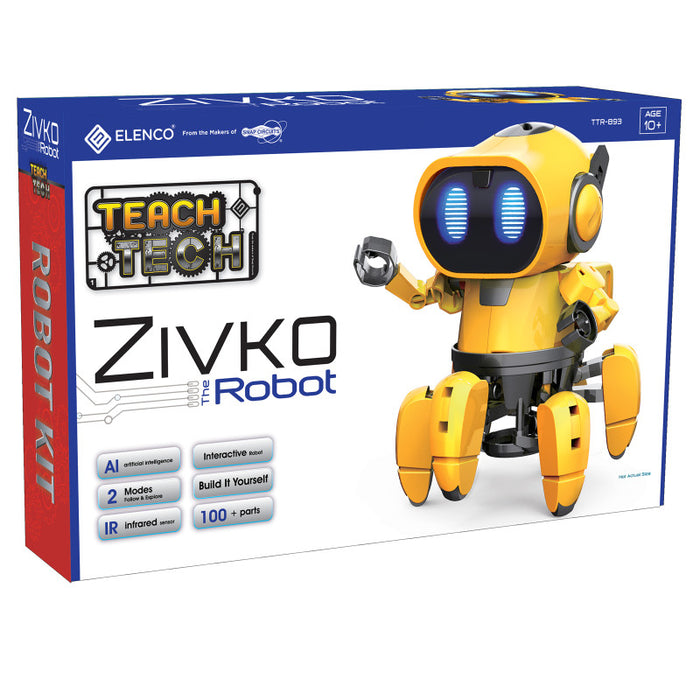 Elenco EE-TTR893 TEACH TECH&trade; Zivko the Robot Kit