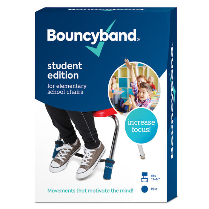 Bouncyband BBABBCB Chair Band for Elementary School Chairs, Blue